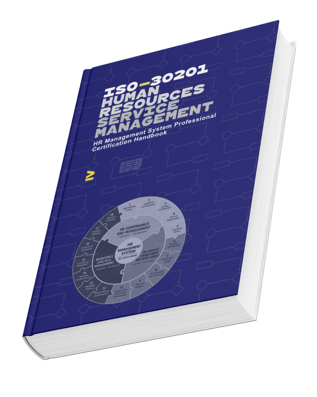 ISO 30201 Human Resources Service Management professional certification handbook cover.